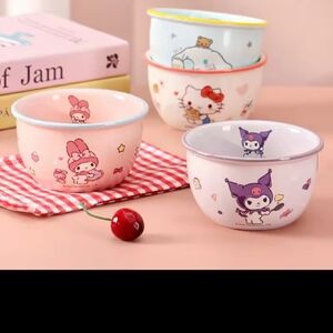 2024 Sanrio Hello Kitty My Melody 4 1/2" Diameter Children's Bowl